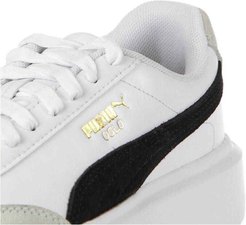 Puma Oslo Maja Archief Lage Sneaker Wit Zwart