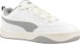PUMA Park Lifestyle Unisex Sneakers White-Smokey Gray-Sugared Almond - Thumbnail 6