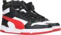 Puma RBD Game sneakers wit rood zwart Jongens Meisjes Gerecycled polyester 35.5 - Thumbnail 12