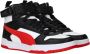 Puma RBD Game sneakers wit rood zwart Jongens Meisjes Gerecycled polyester 35.5 - Thumbnail 15