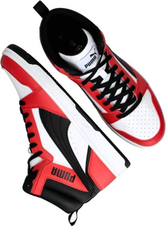 Puma Rebound hoge sneakers Rood Heren