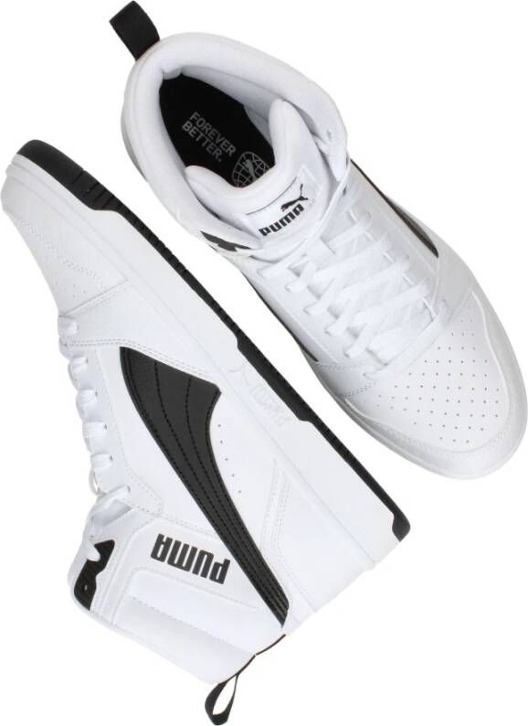 Puma Rebound halfhoge sneaker Wit Heren