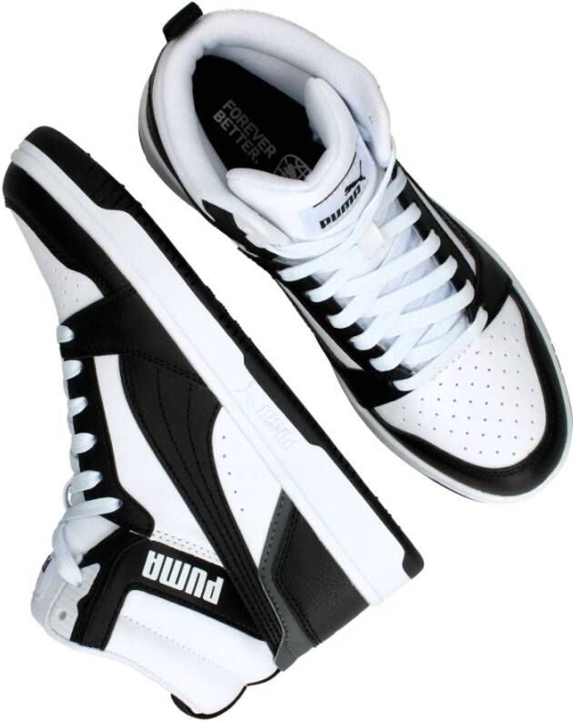 Puma Rebound V6 Mid Sneaker Zwart Heren