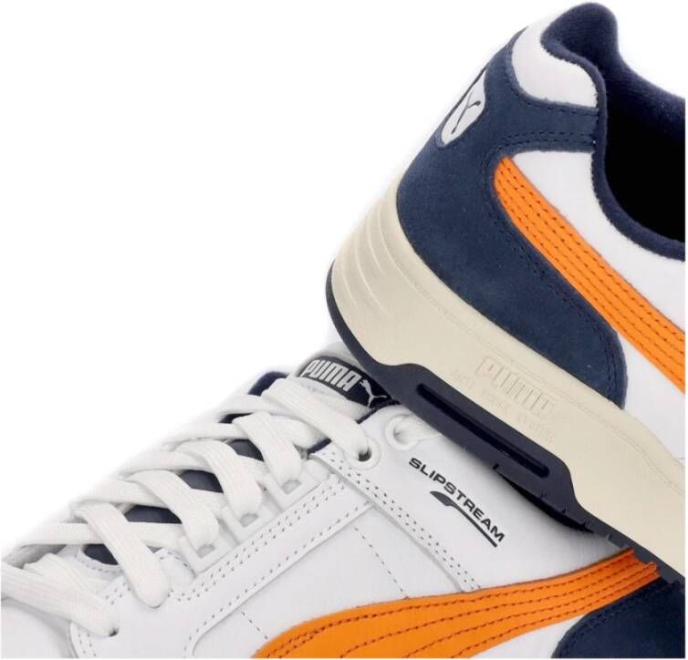 Puma Retro Lage Sneaker Wit Oranje