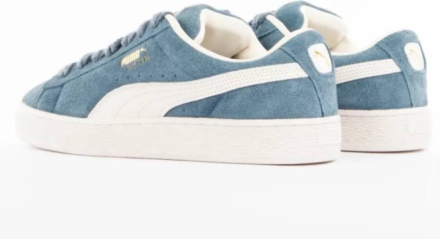 Puma Retrostijl Blauw & Wit Sneakers