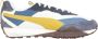 Puma Rider Preppy Sneakers Wit Blauw Geel Multicolor Heren - Thumbnail 3