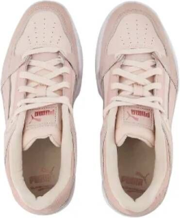 Puma Roze Leren Slipstream Sneakers Roze Dames