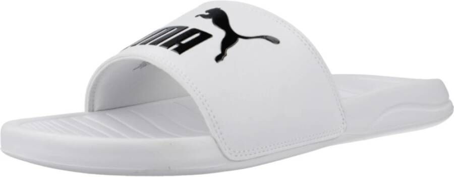 Puma Sliders White Heren