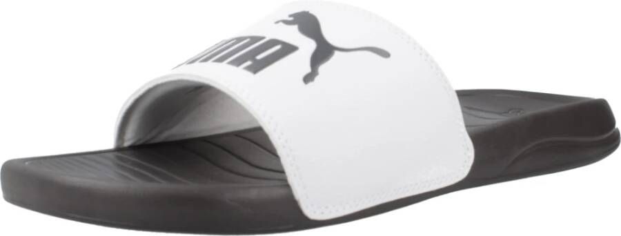 Puma Sliders White Heren