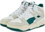 Puma Slipstream Hi Heritage White-Nimbus Cloud-Varsity Green - Thumbnail 4