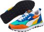 PUMA Rider FV Future Vintage Sneakers Heren Biscay Green Vibrant Orange - Thumbnail 10