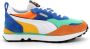 PUMA Rider FV Future Vintage Sneakers Heren Biscay Green Vibrant Orange - Thumbnail 8