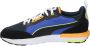 Puma Stijlvolle Textiel Sneakers voor Mannen Blue Heren - Thumbnail 4