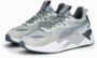 Puma RS-X Suede Cool Mid Gray-Harbor Mist Grijs Suede Lage sneakers Unisex - Thumbnail 9