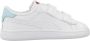 Puma Smash 3.0 Badges V sneakers wit lichtblauw rood - Thumbnail 8