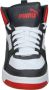 Puma rebound joy mid sneakers zwart rood heren - Thumbnail 10