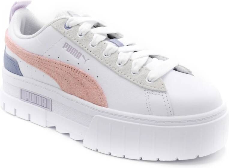 Puma Leren Sneakers voor Dames Comfortabel & Duurzaam Wit Dames