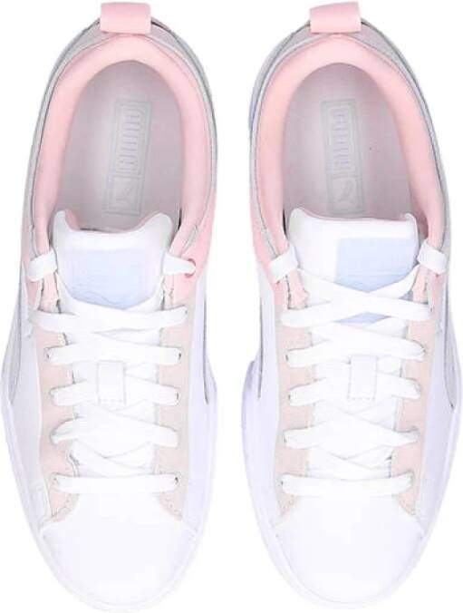 Puma Dames Mayze Raw Sneakers Wit Dames