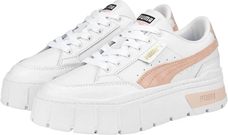 Puma Leren Sneakers voor Dames Wit Dames