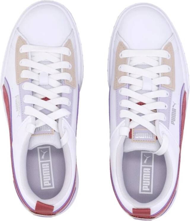 Puma Mayze UT Pop Sneakers Wit Lavendel Wit Dames