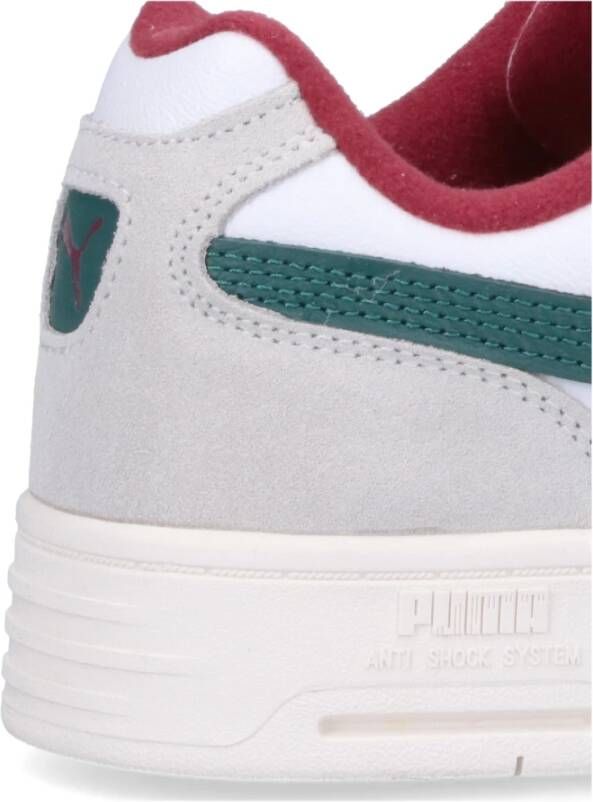 Puma Witte Leren Sneakers Wit Heren