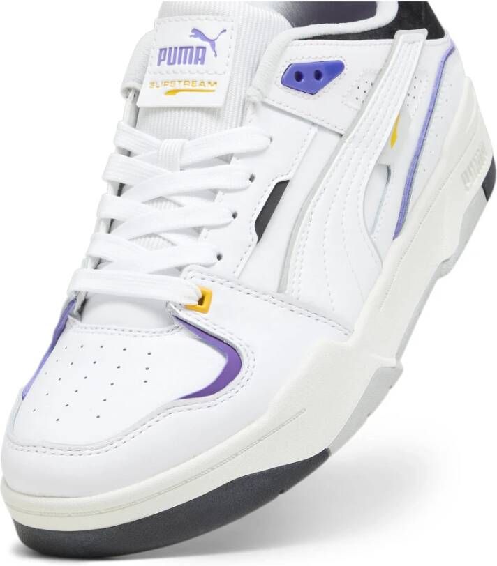 Puma Witte Leren Sneakers voor Heren Wit Heren