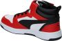 Puma Rebound V6 Mid sneakers wit zwart rood Imitatieleer 28 - Thumbnail 15