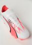 PUMA Ultra Match FG Voetbalschoenen White Black Fire Orchid - Thumbnail 9