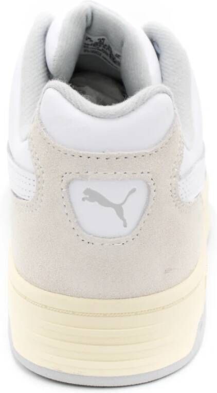 Puma Leren Casual Sneakers voor Heren Wit Heren