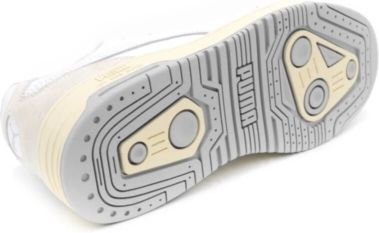 Puma Leren Casual Sneakers voor Heren Wit Heren