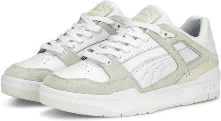 Puma Premium Witte Slipstream Sneakers voor Heren Wit Heren