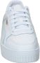 Puma Carina Street leren sneakers wit goud Meisjes Leer Meerkleurig 35.5 - Thumbnail 7