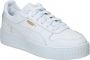 Puma Carina Street leren sneakers wit goud Meisjes Leer Meerkleurig 35.5 - Thumbnail 10