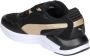 Puma x-ray speed lite metallics sneakers zwart goud dames - Thumbnail 8