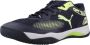 Puma Solarcourt RCT tennisschoenen donkerblauw geel - Thumbnail 8