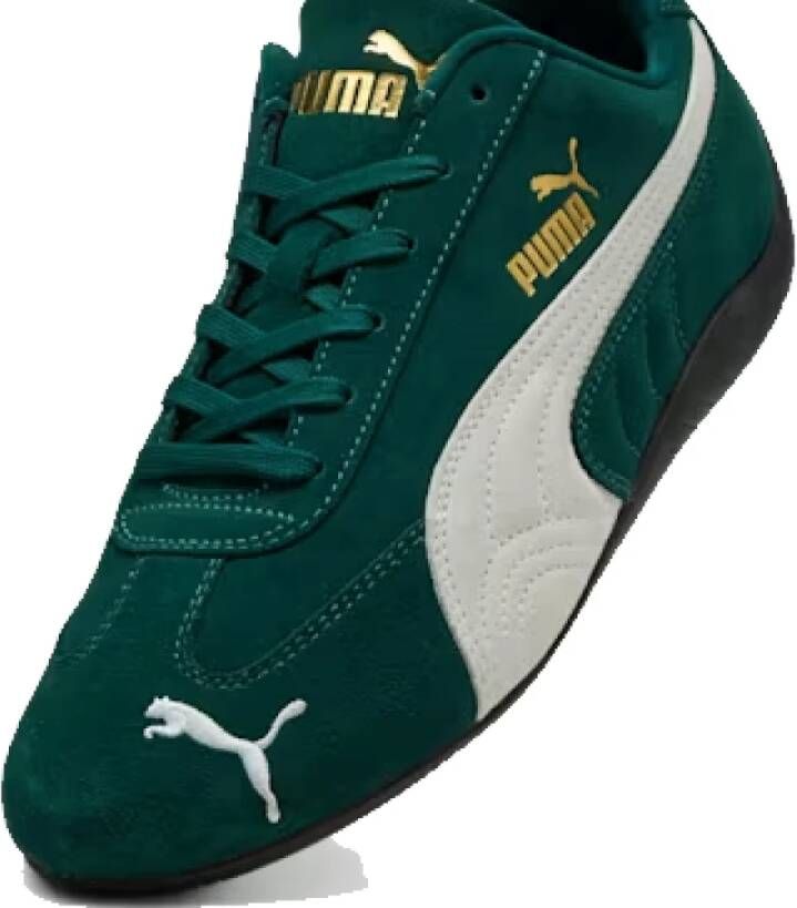 Puma Speedcat OG Donker Mirte & Wit Sneakers Green Dames