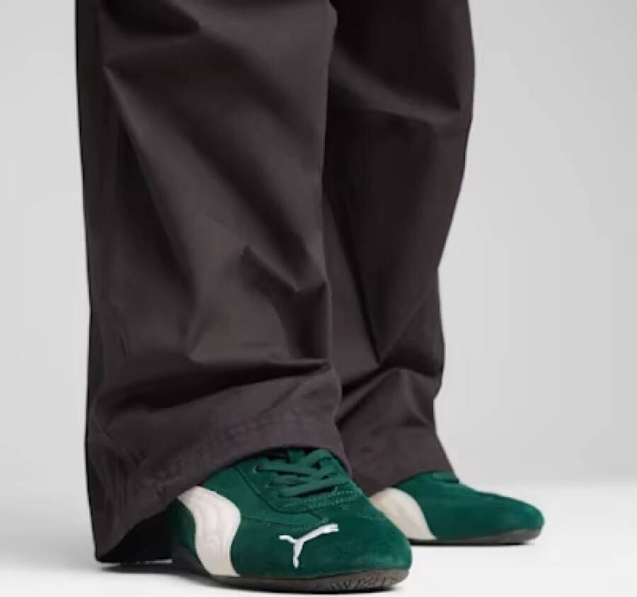 Puma Speedcat OG Donker Mirte & Wit Sneakers Green Dames