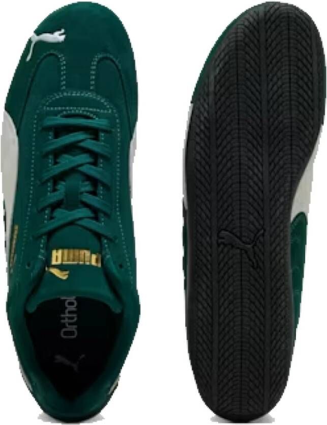 Puma Speedcat OG Donker Mirte & Wit Sneakers Green Dames