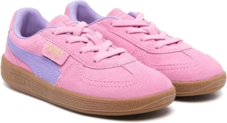 Puma Stedelijke Leren Sneakers met Dynamische Strepen Multicolor Dames