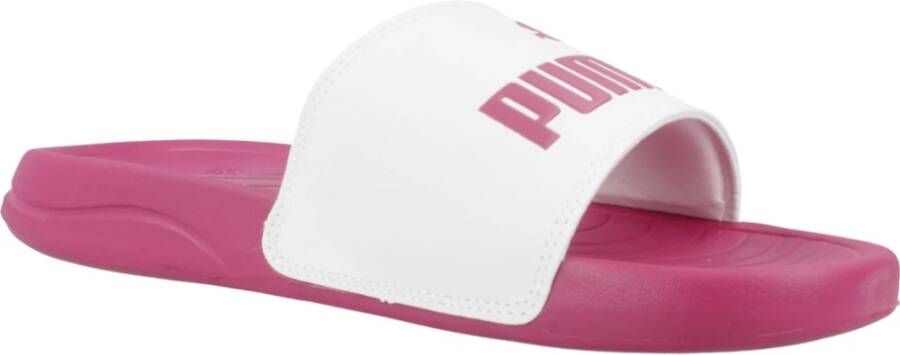 Puma Stijlvolle Sliders voor Trendy Zomerse Look White Dames