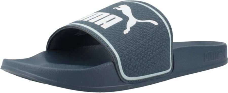 Puma Stijlvolle Slippers Blue Heren