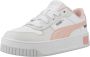 Puma Carina Street leren sneakers wit roze Meisjes Leer Meerkleurig 28 - Thumbnail 8