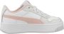 Puma Carina Street leren sneakers wit roze Meisjes Leer Meerkleurig 28 - Thumbnail 10