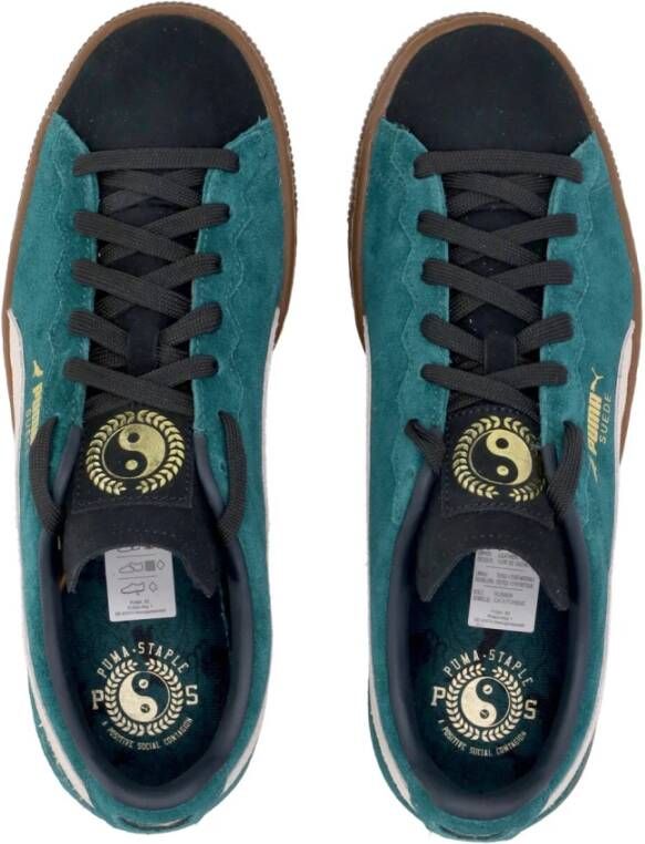 Puma Suede G X Staple Sneakers Green Heren
