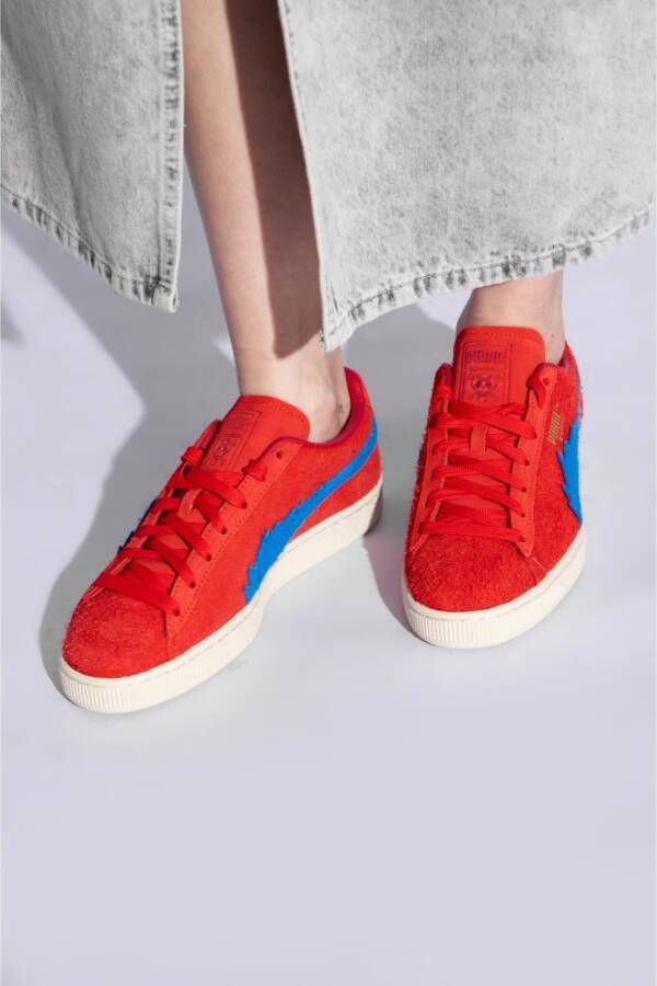 Puma Suede X ONE Piece sneakers Red Dames