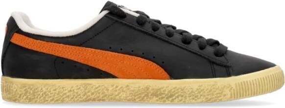 Puma Vintage Black Rickie Orange Sneakers Black Heren