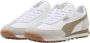 Puma Vintage Leren Lage Sneakers Wit Groen - Thumbnail 3