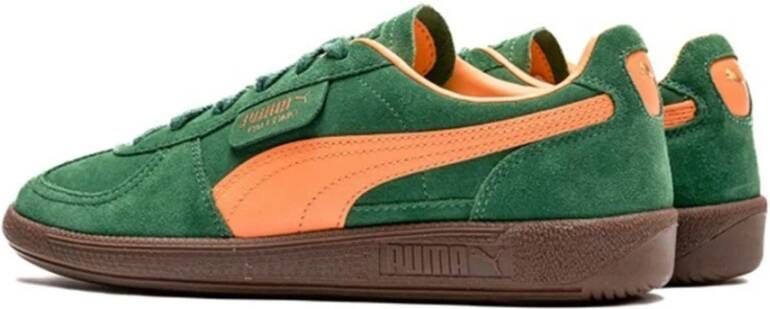 Puma Vintage Palermo Groene Suède Sneakers Green Heren