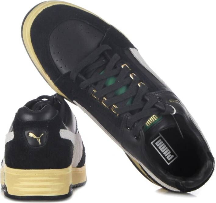 Puma Vintage Stijl Lage Sneaker Zwart Wit Black Heren