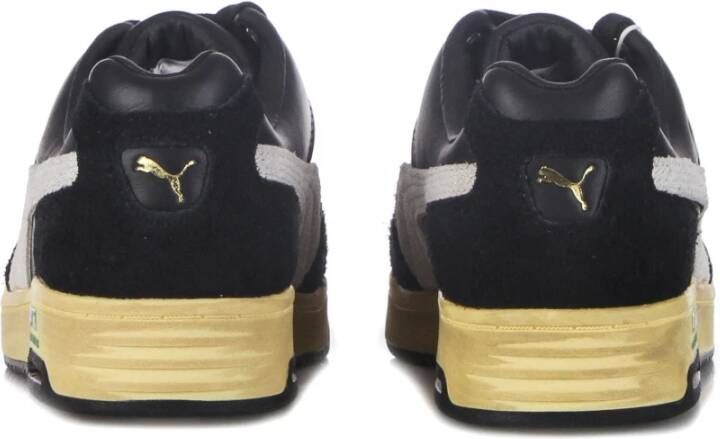 Puma Vintage Stijl Lage Sneaker Zwart Wit Black Heren